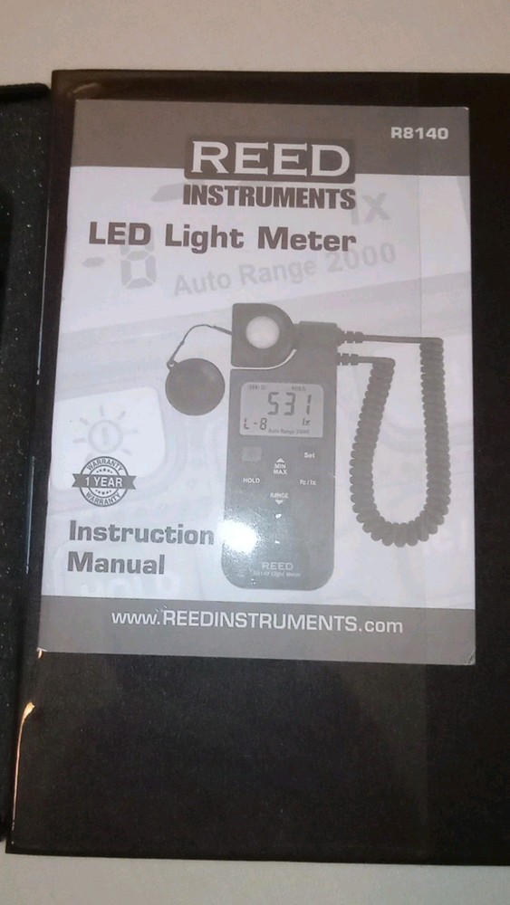 REED Instruments R8140 LED Light Meter