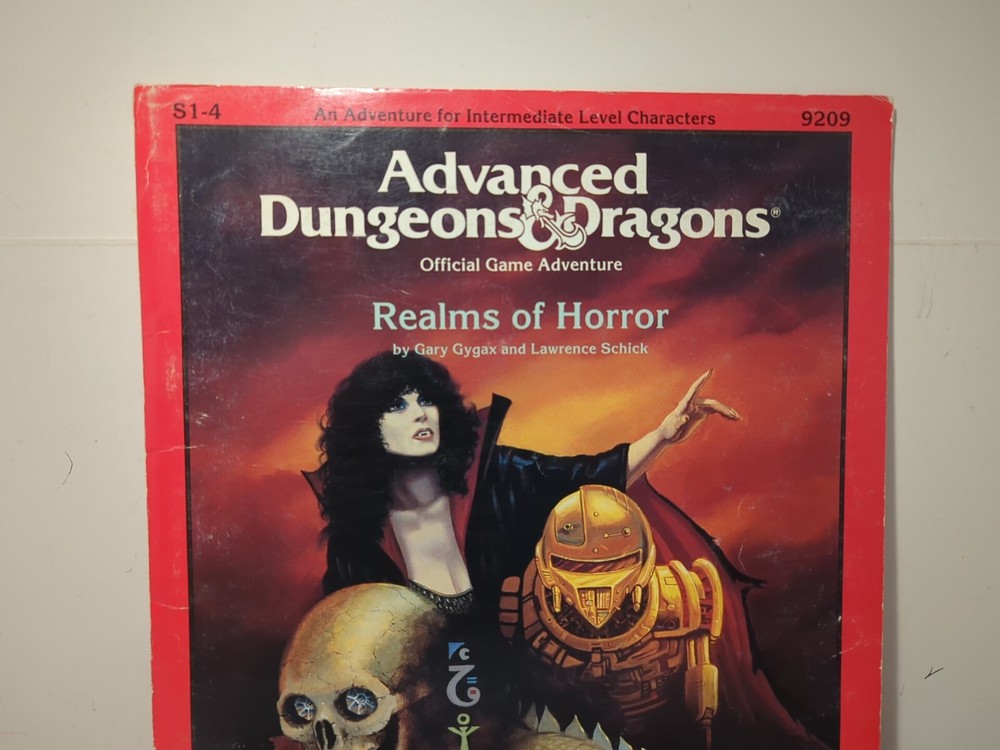 1987 Advanced Dungeons & Dragons Super Module Realms Of Horror 9209 - Complete