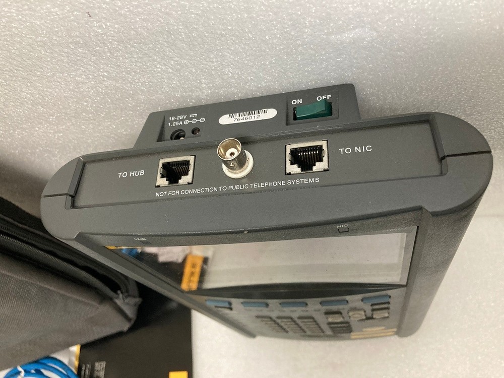 Fluke 683 Enterprise LANmeter Coaxial Tester w/Case { UNTESTED }