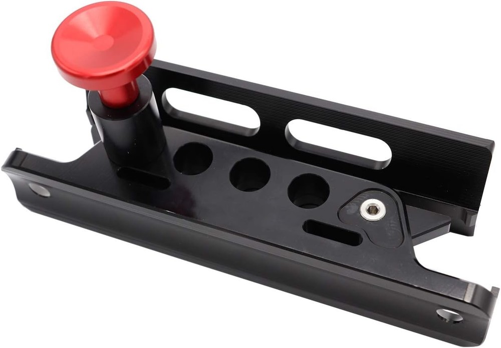 Quick Release Adjustable Aluminum Roll Bar Fire Extinguisher Holder Black