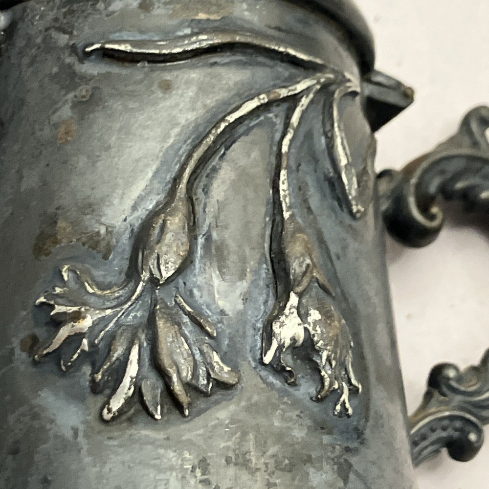 Pitcher Adelphia Silverplate Co NY Quadhuple plated small pitcher #215 5”