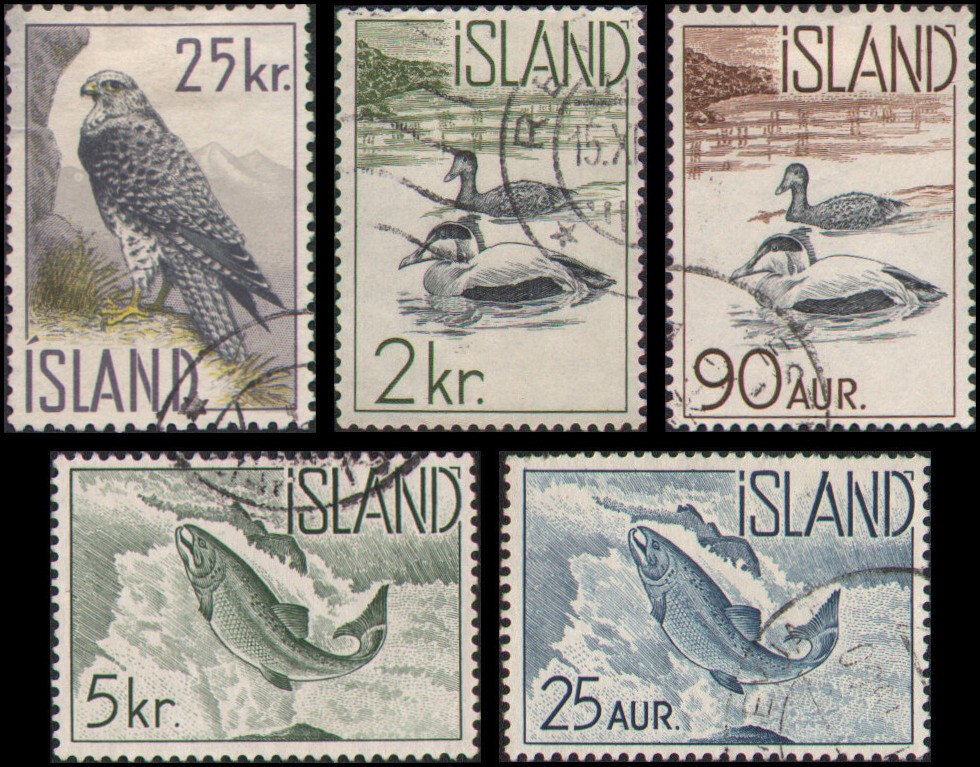 Iceland #319-323 set Used