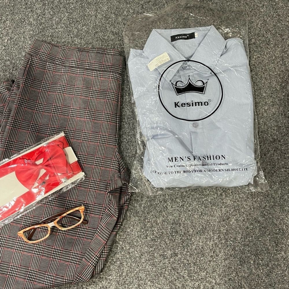 *Custom Nerdy Ned Costume Sz L