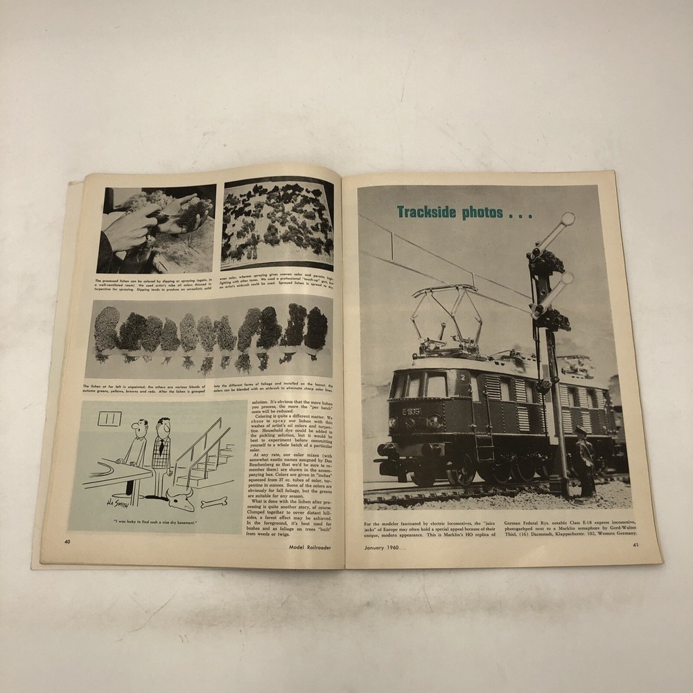 Model Railroader Magazine January 1960