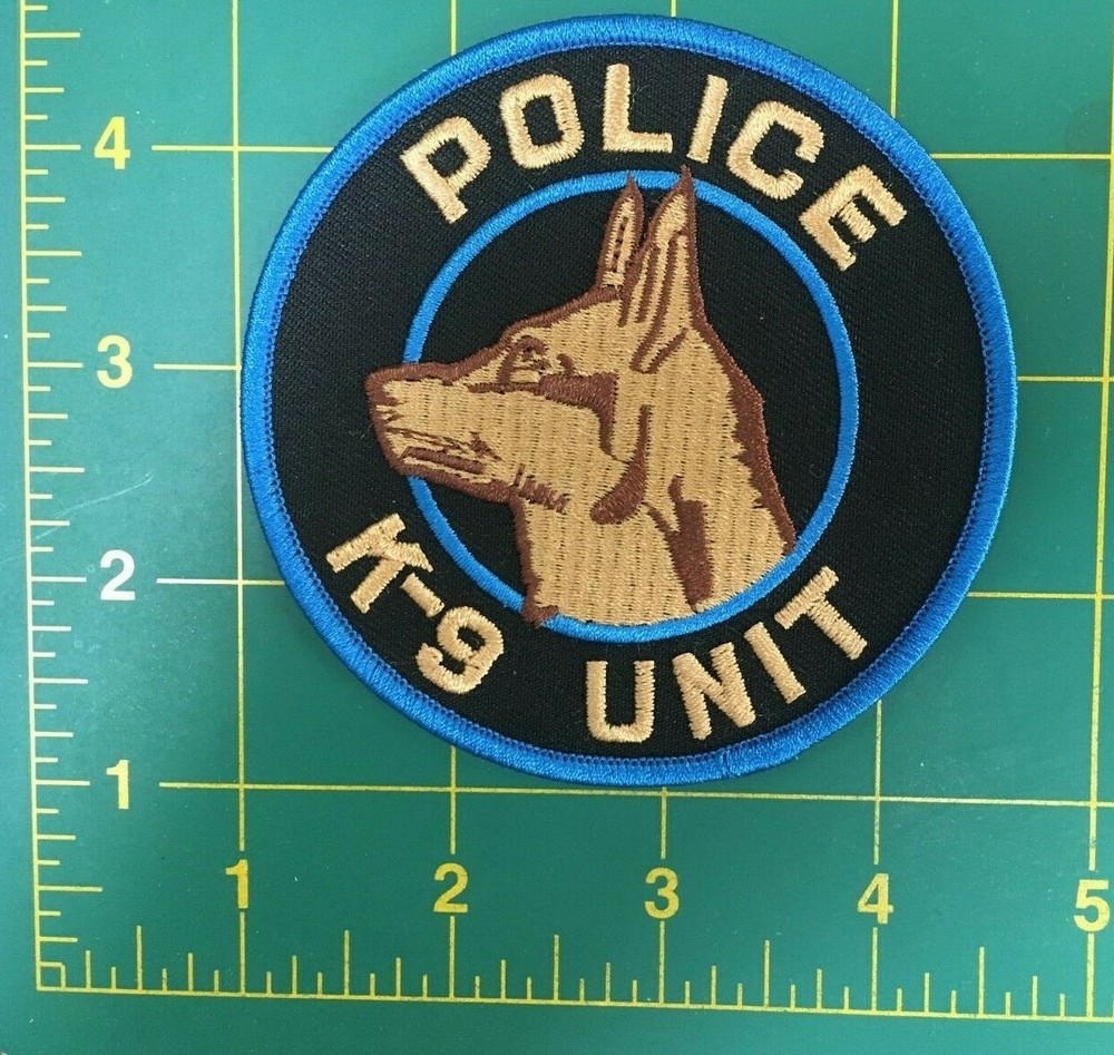 police patch K9 unit shoulder patch german shepherd K 9 canine patch dog patch