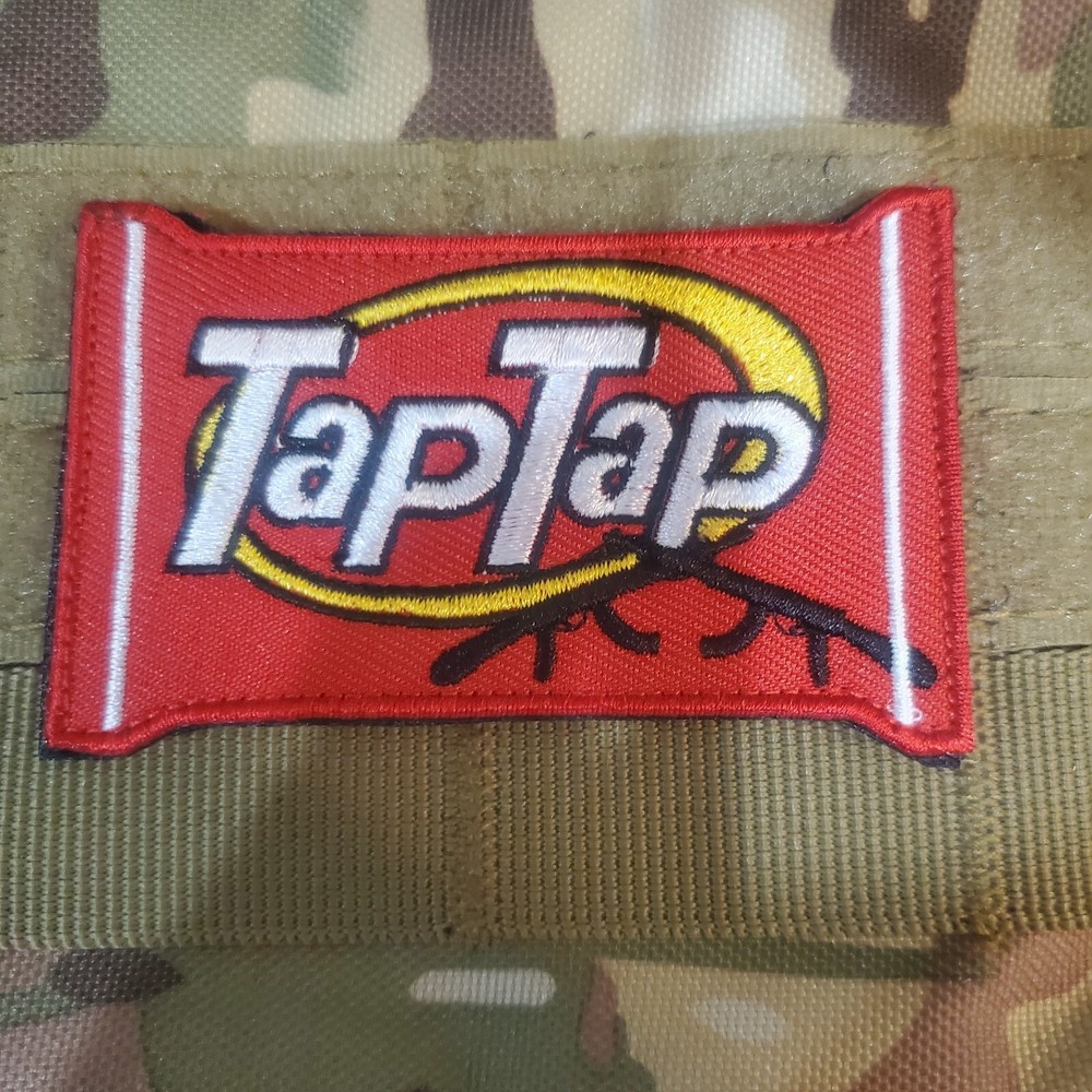 TAP TAP Sarcastic Embroidered Tactical Morale Patch Hook and Loop