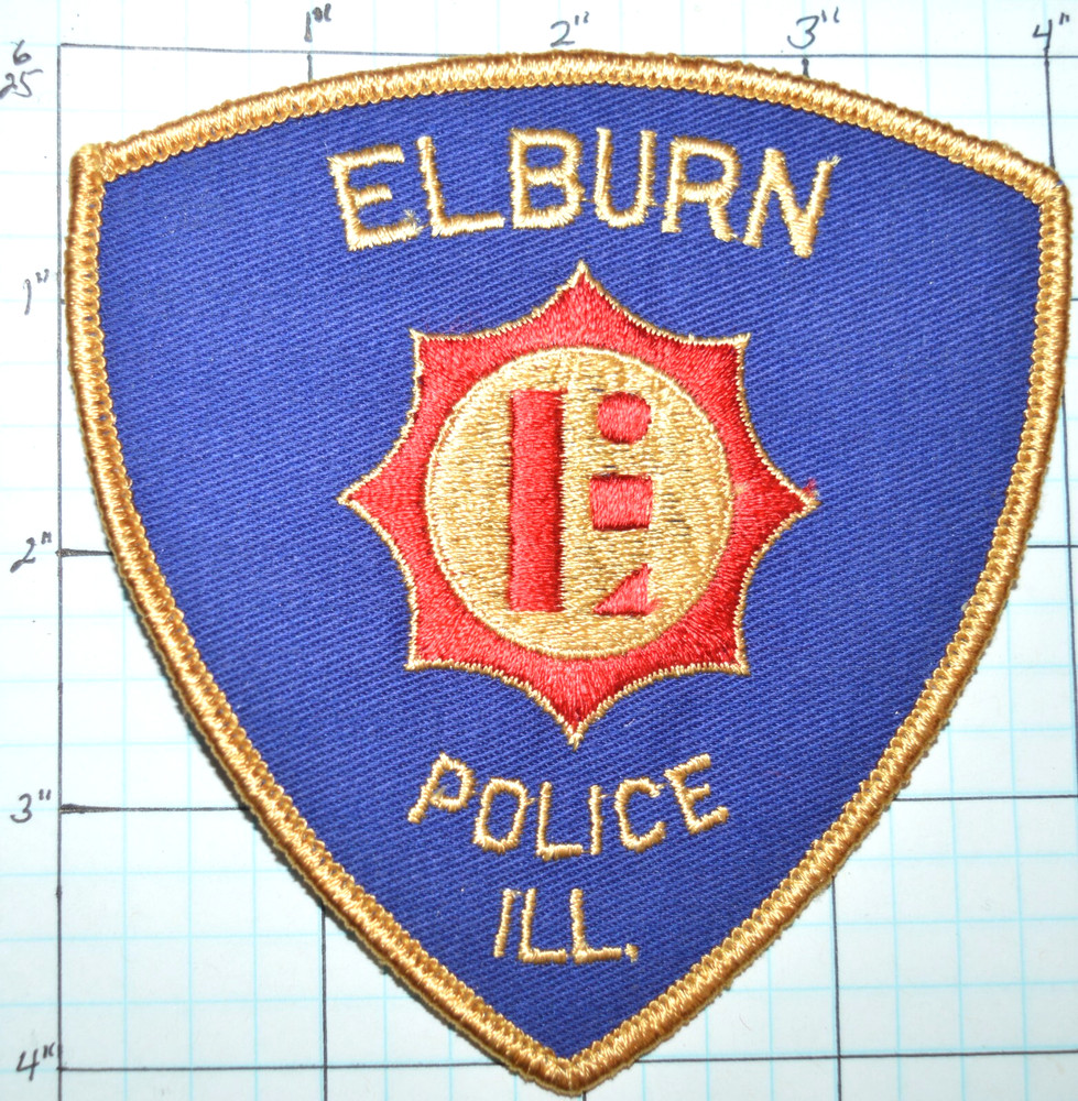 ILLINOIS, ELBURN POLICE DEPT PATCH