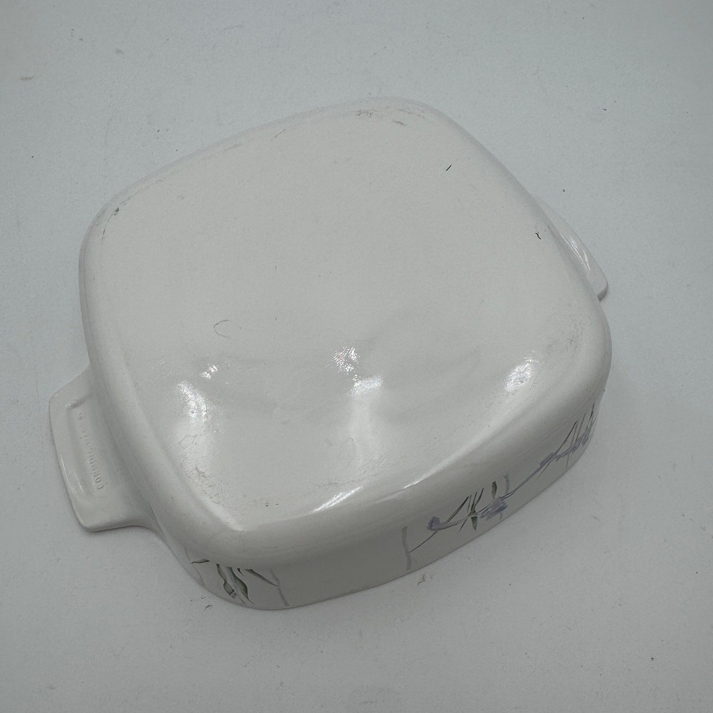 Shadow Iris by Corelle Casserole Square 1 Qt Corningware Pyrex A-1-B