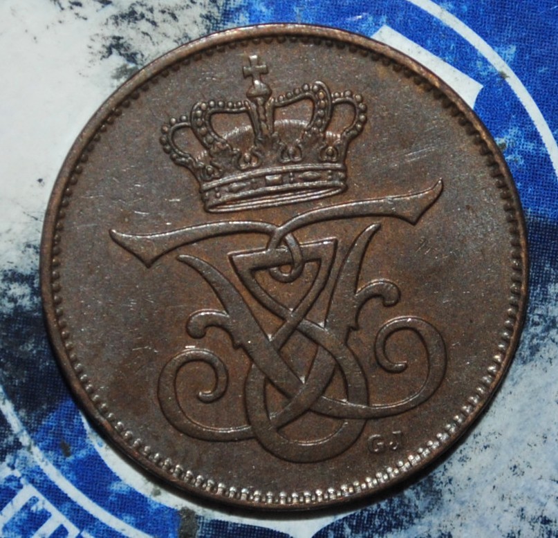 UNC Denmark 2 Ore 1909 {{{D227