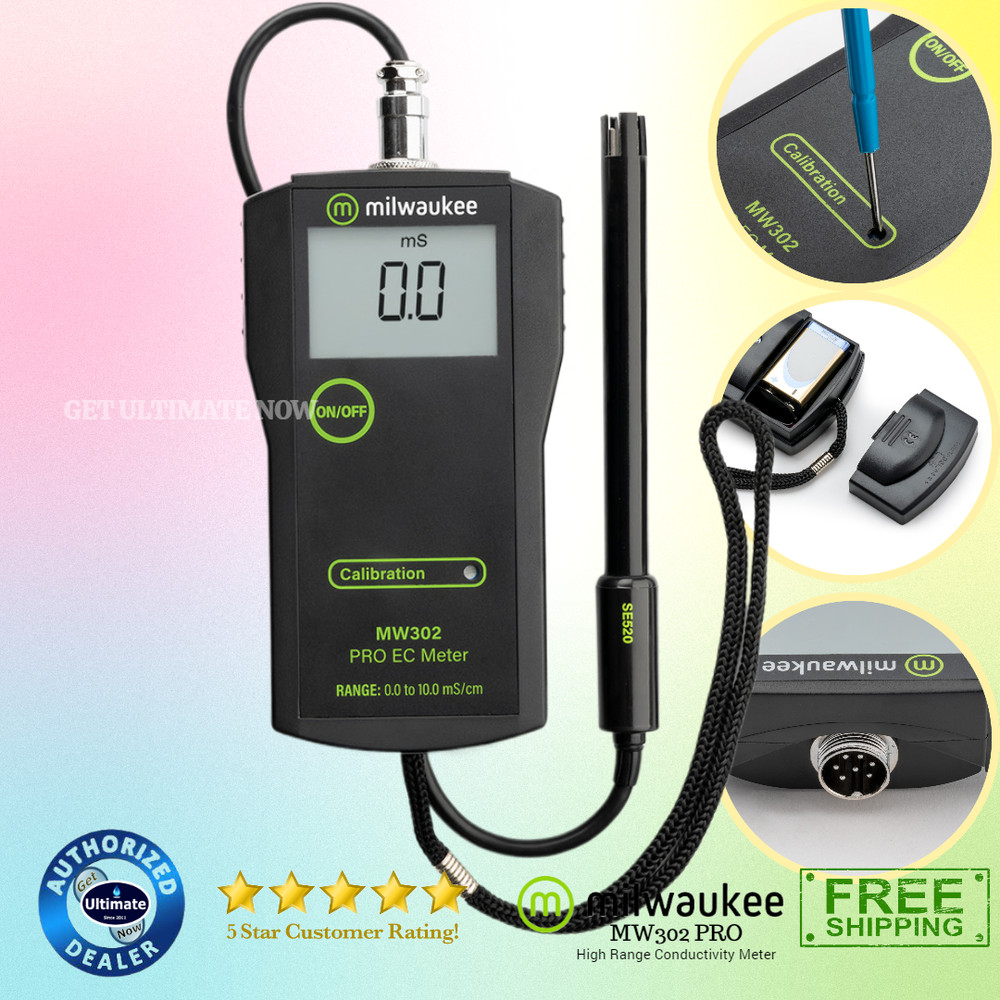 Milwaukee MW302 PRO High Range Conductivity Meter