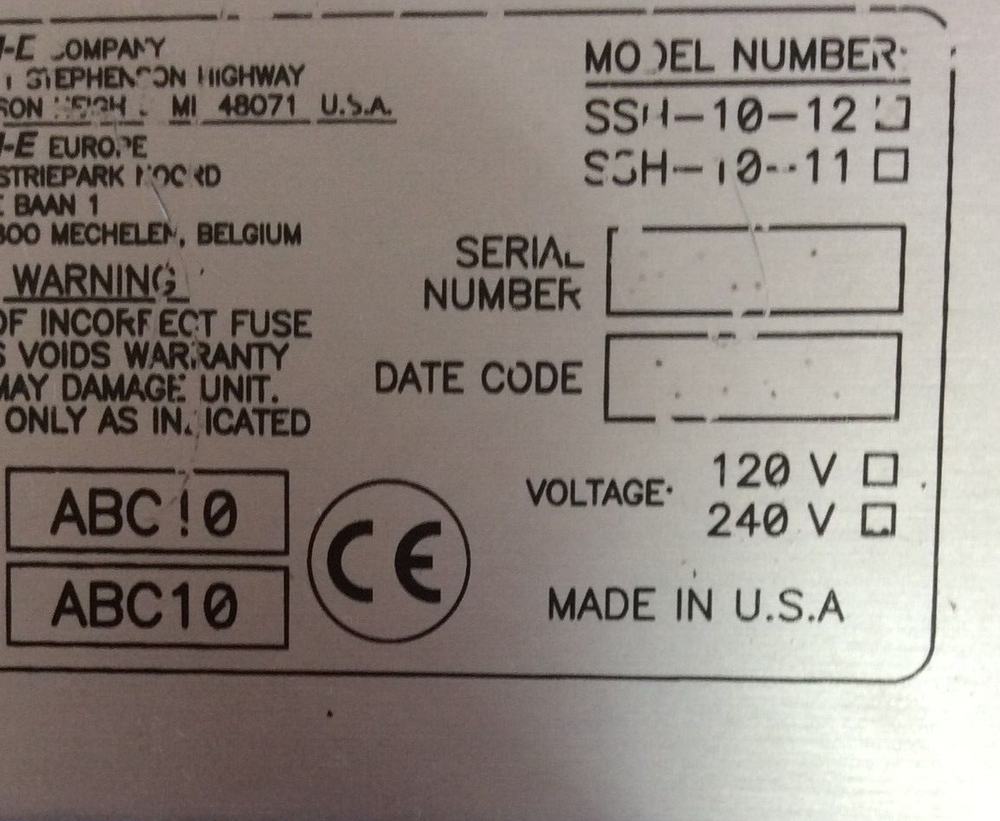 DME Single Zone Temp Controller SSH-10-20 and DME Temp Control Module