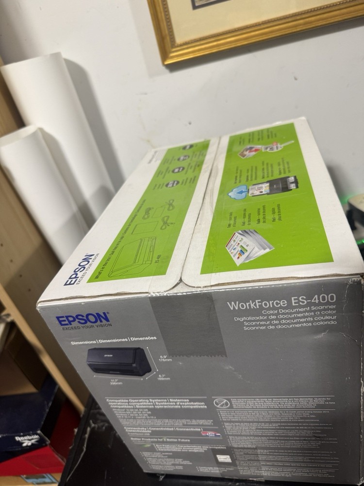 Epson Workforce ES-400 Color Duplex Desktop Document Scanner (SEALED)