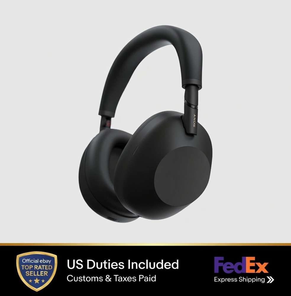 Sony WH-1000XM6, Black (100% Authentic)