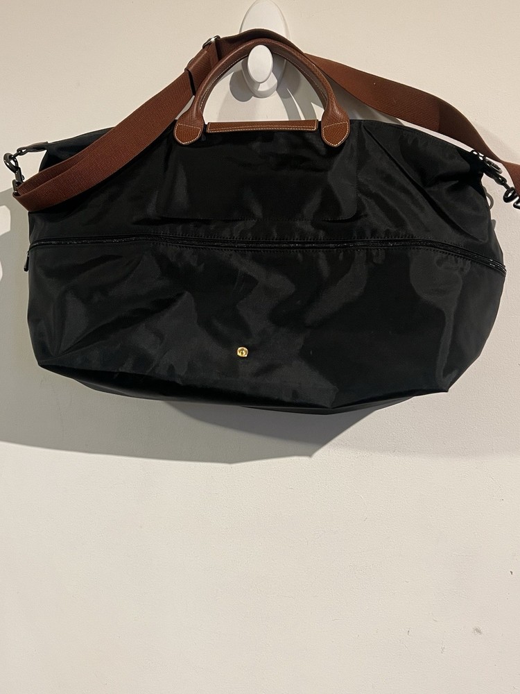 Longchamp Le Pliage Expandable Black Tote Bag