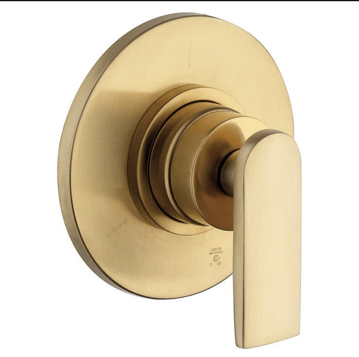 Fortis 6042500BG Vitrina Single Handle 2 Function Diverter Valve - Gold