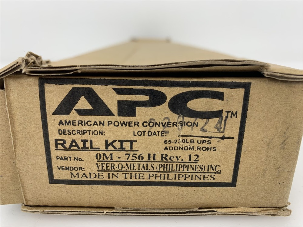 APC Rail Kit 0M-756H Rev 12