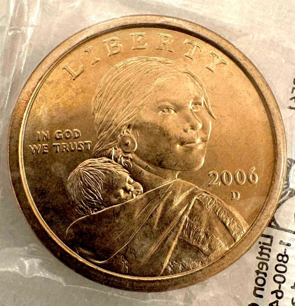 2006-D Sacagawea dollar with minting errors that collectors should notice
