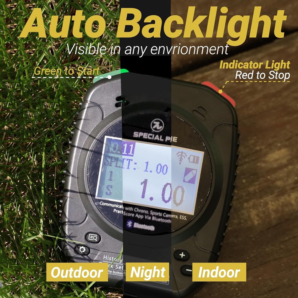 IPSC Shooting Timer with Bluetooth Belt Clip