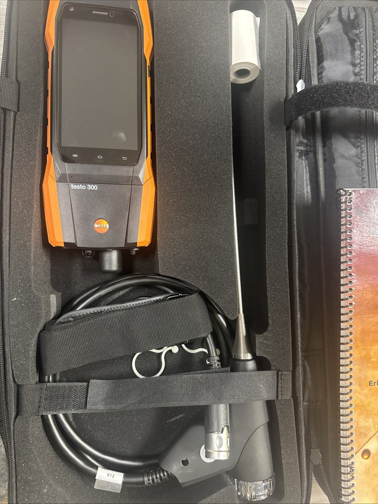 Used Testo 300 Industrial Combustion Analyzer w/ NOx & Printer! No Errors