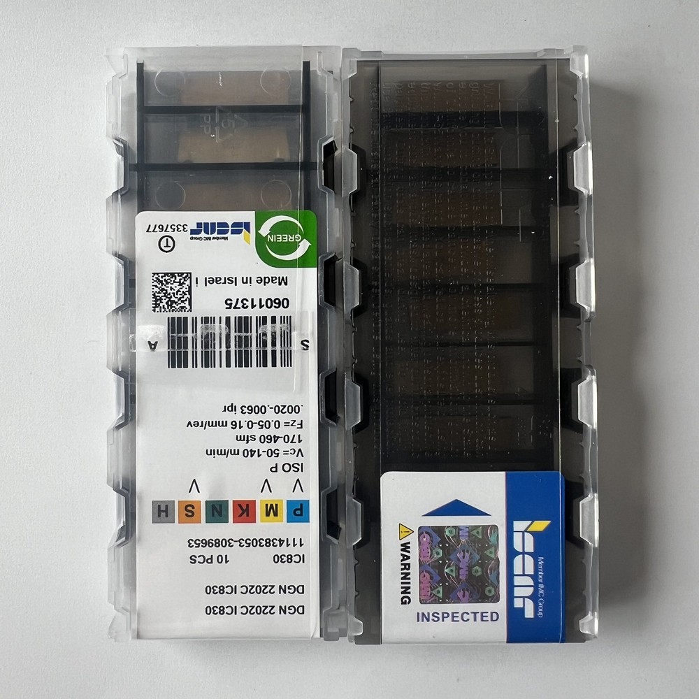 ISCAR / DGN2202C IC830 / Industrial indexable carbide inserts 10 Pcs