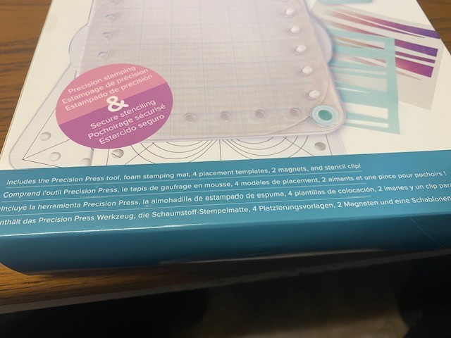 WE R MAKERS 8 PC. PRECISION PRESS BUNDLE STAMP AND STENCIL HOLDER