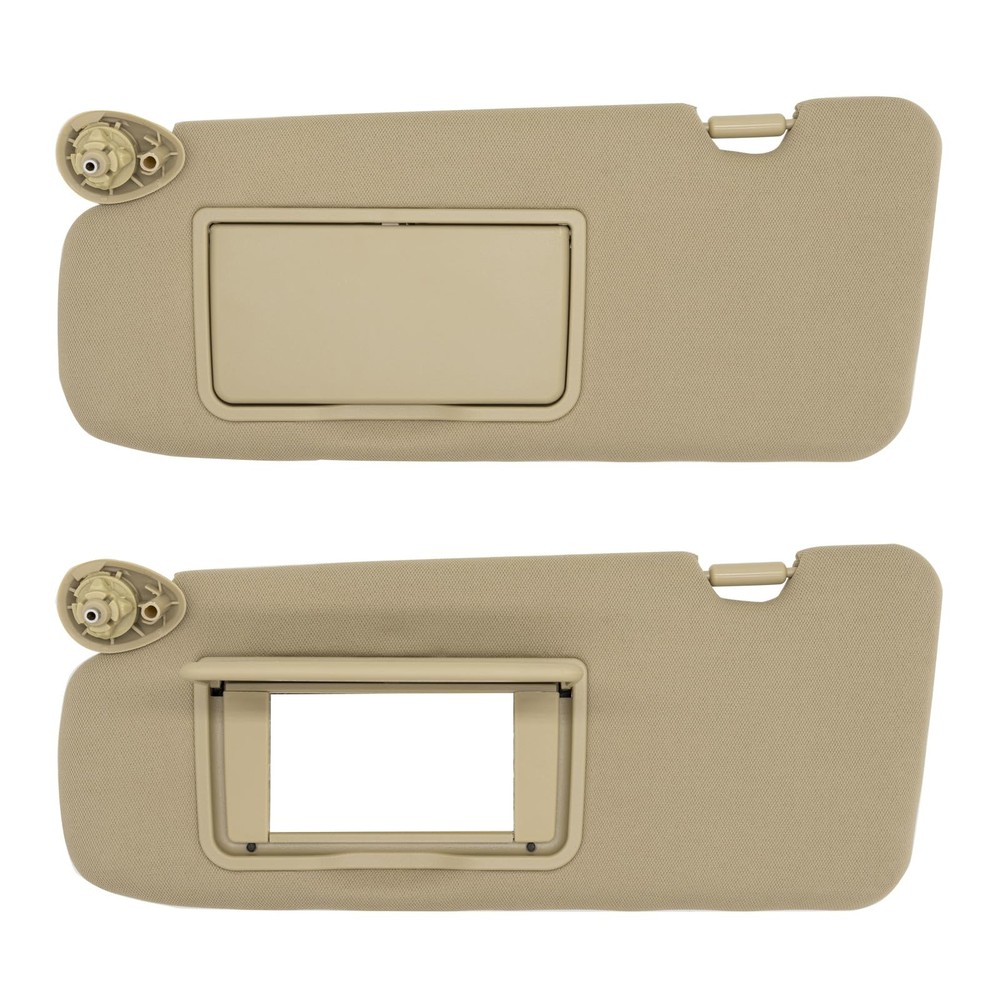NHILES Driver Left Side Sun Visor Replacement Beige(Driver w/o Light）