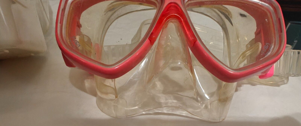 Tusa Splendive II Diving Goggles, Pink, with case