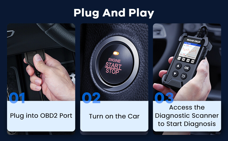 Car Diagnostic Tools Code Reader Clear Engine Light Smog Test Auto Scanner