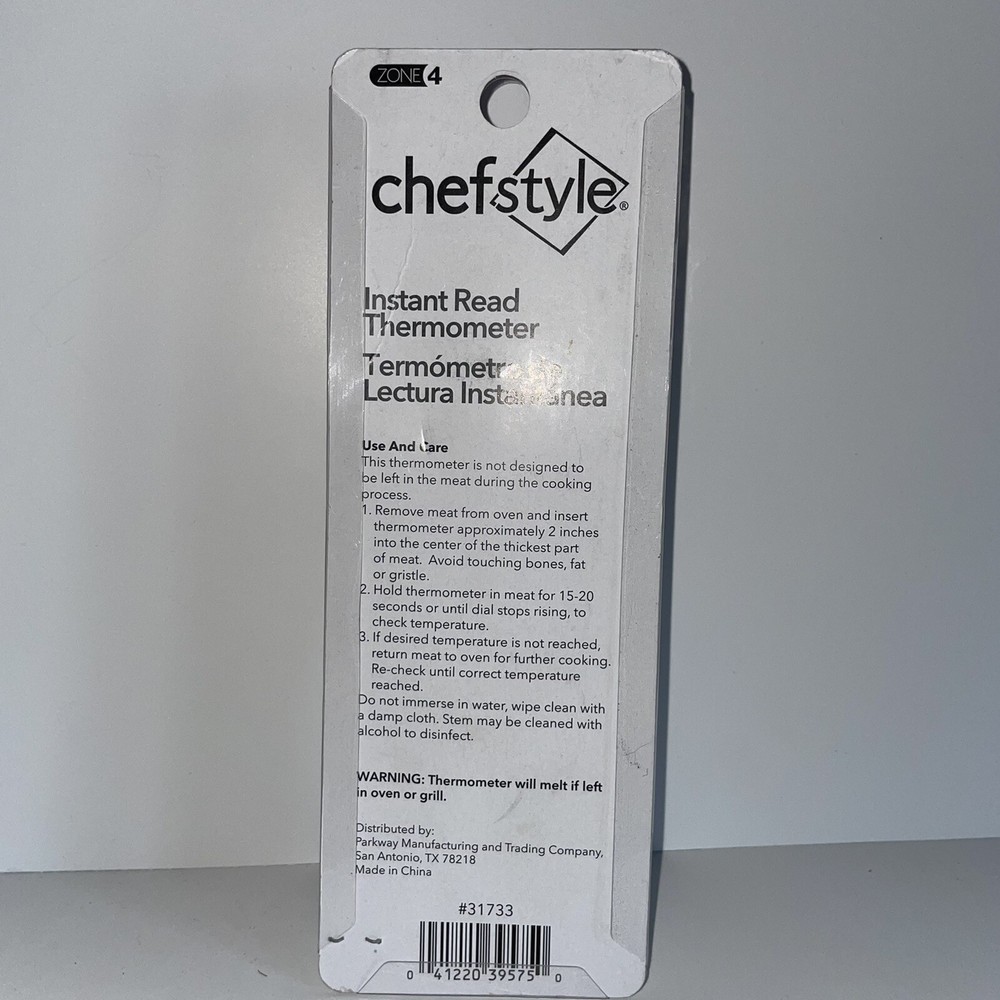 ChefStyle Instant Read Thermometer Steak Chicken Meat Temperature Reader