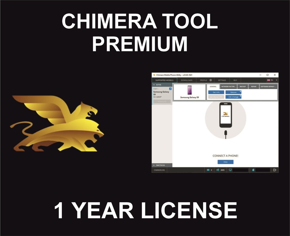 Chimera Tool Premium, Time Pack, 1 Year Activation