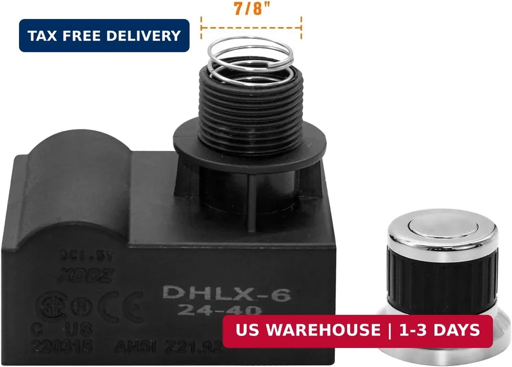 ABYDA Universal Spark Generator 6 Outlets Tact Push Button Switch Igniter BBQ Re