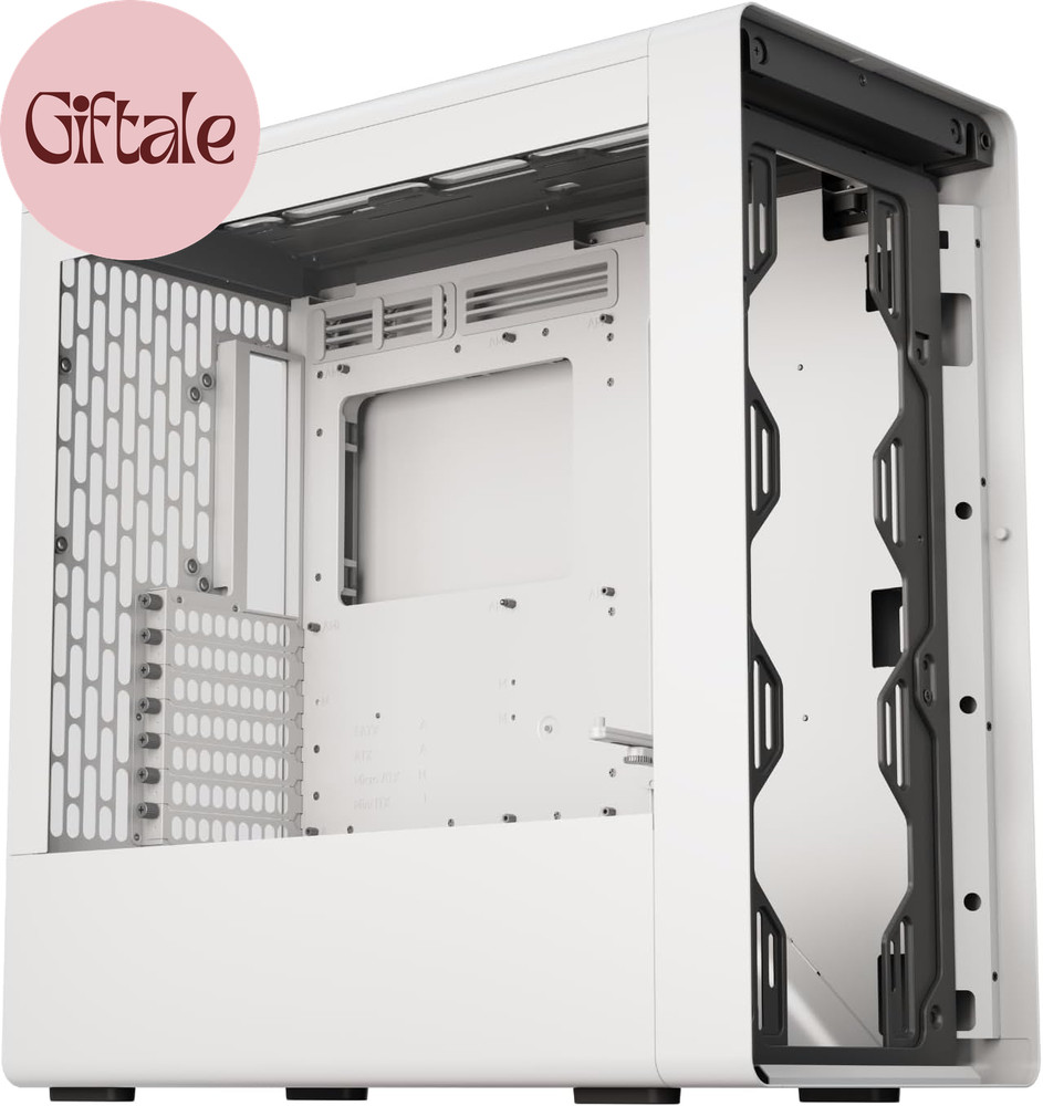 BF 360 ATX Mid Tower PC Case – Semi-Open SGCC Steel Frame, Simplicable Cable Man