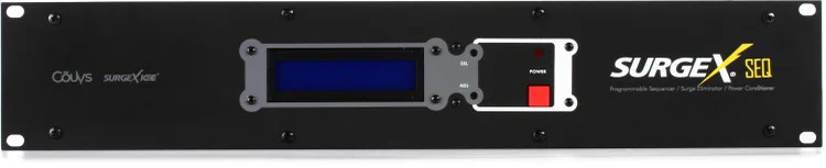 SurgeX SEQ 2U 14 Outlet 20A Power Sequencer