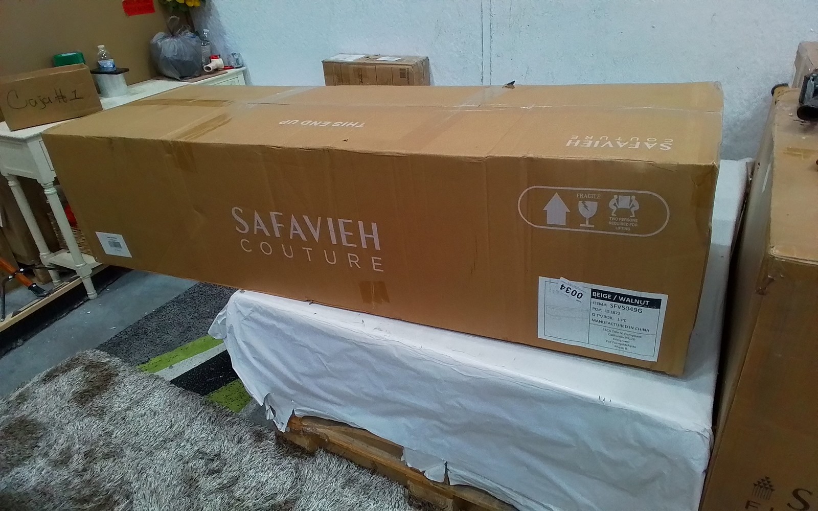 Safavieh VIANNA BOUCLE BENCH, Reduced Price 2172778635 SFV5049G