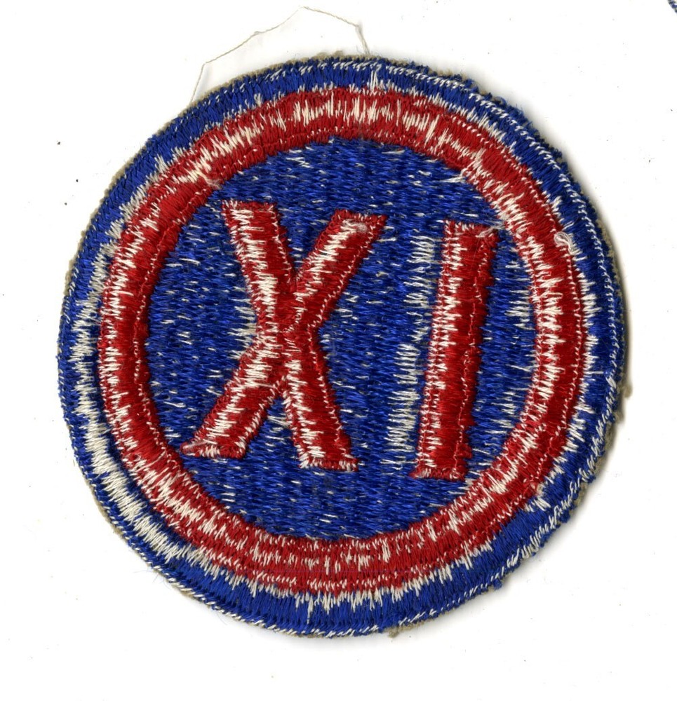 IX Corps White Back Patch WWII Vintage Pacific Theater