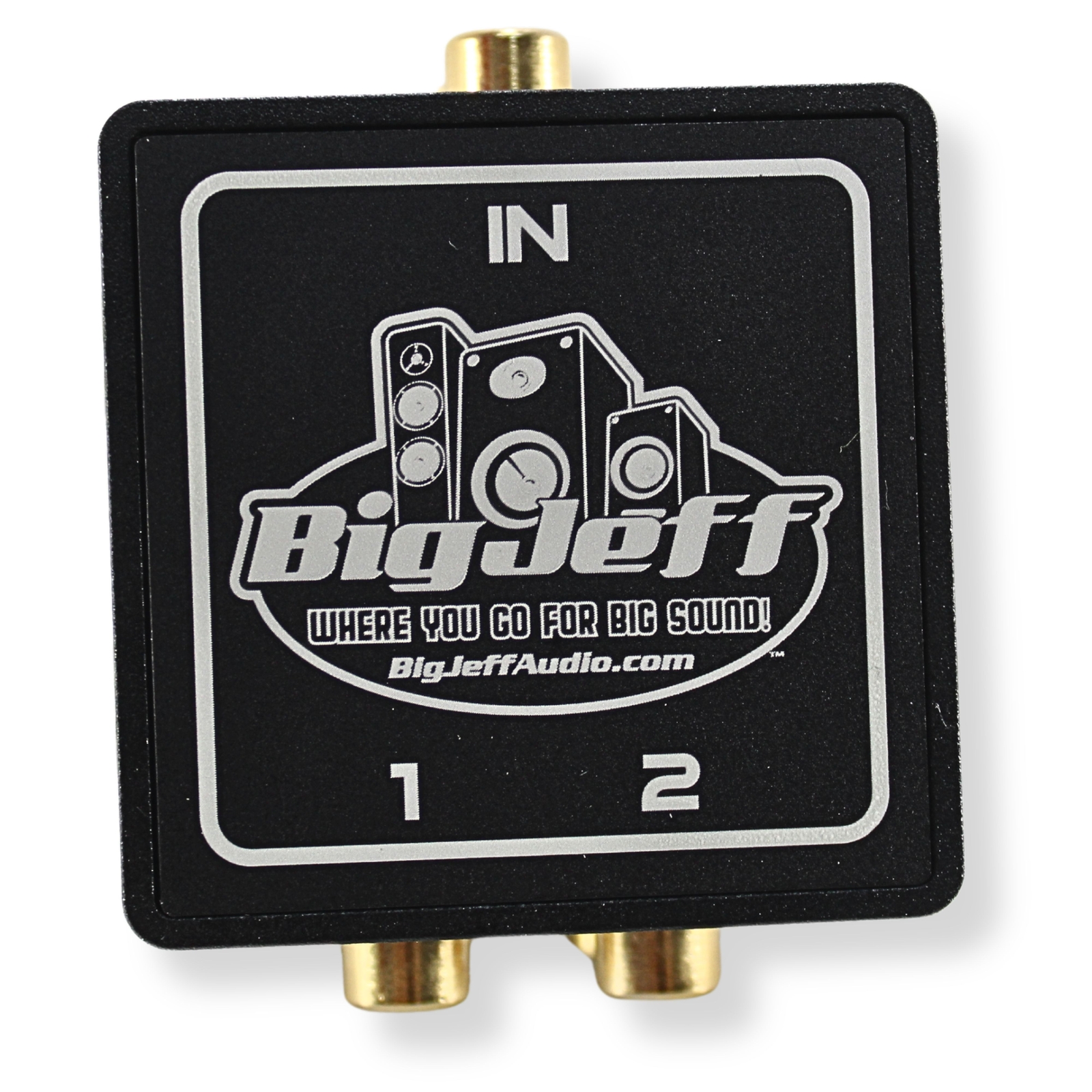 Big Jeff Audio 1-to-2 Pair Cockbox RCA Splitter Distribution Block