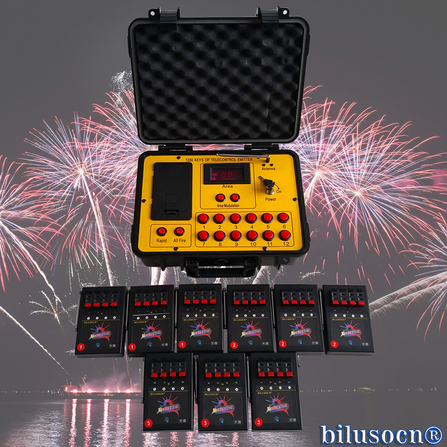 36 Cue Fireworks Receiver Firing System Remote Control Pyro Igniter Station