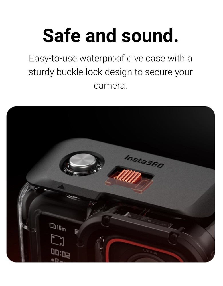 Original Insta360 Ace Pro Dive Case – Waterproof
