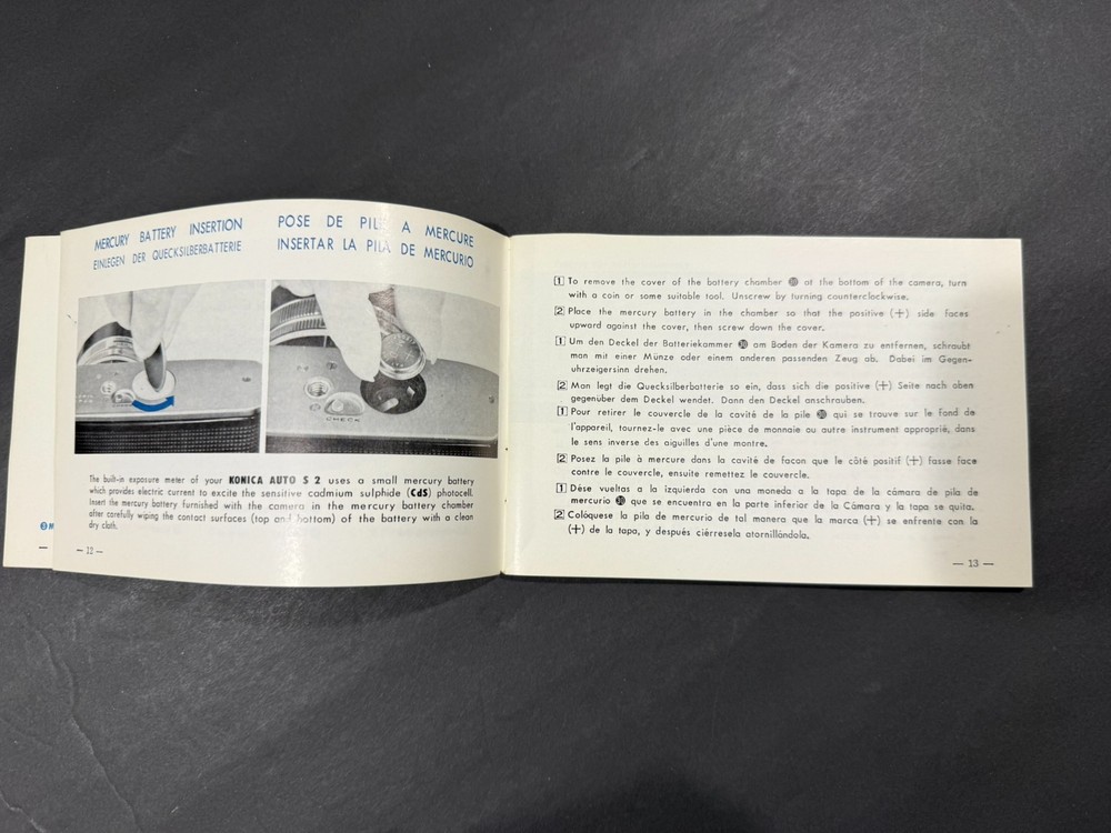 Konica Auto 52 Camera Instruction Manual