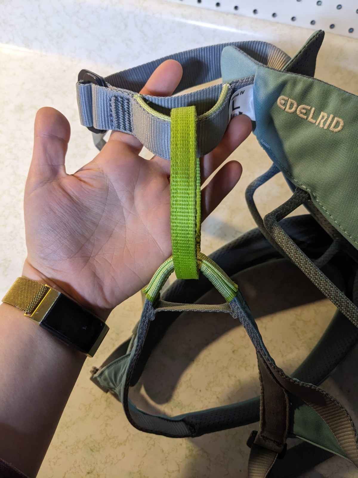 Edelrid Jayne IV Climbing Harness Size Large, Color Blue