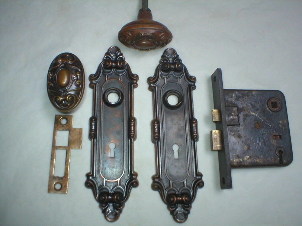 Antique Victorian Era Door Hardware