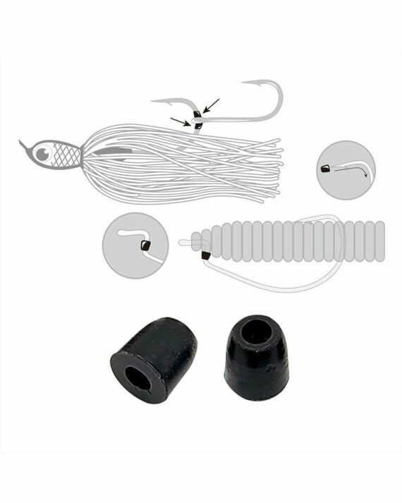 Gamakatsu Silicone Stopper for Trailer Hooks & Texas-Rigged Plastics Choose Size