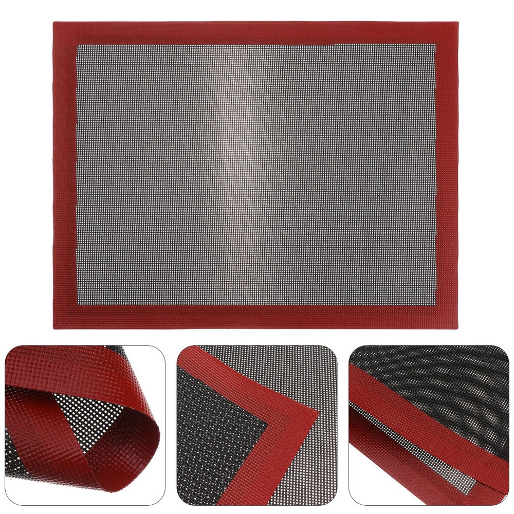 1PC Baking Mat Non Stick Mesh Sheet Silicone Bake Liners Pastry Bread Baking Pad