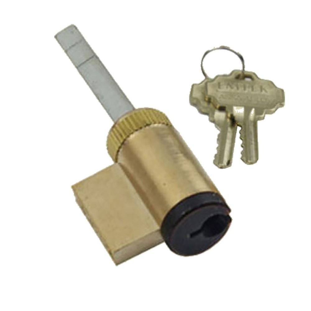 Emtek American Replacement Lock Cylinder 1" Schlage SC1 Keyway Flat Tailpiece