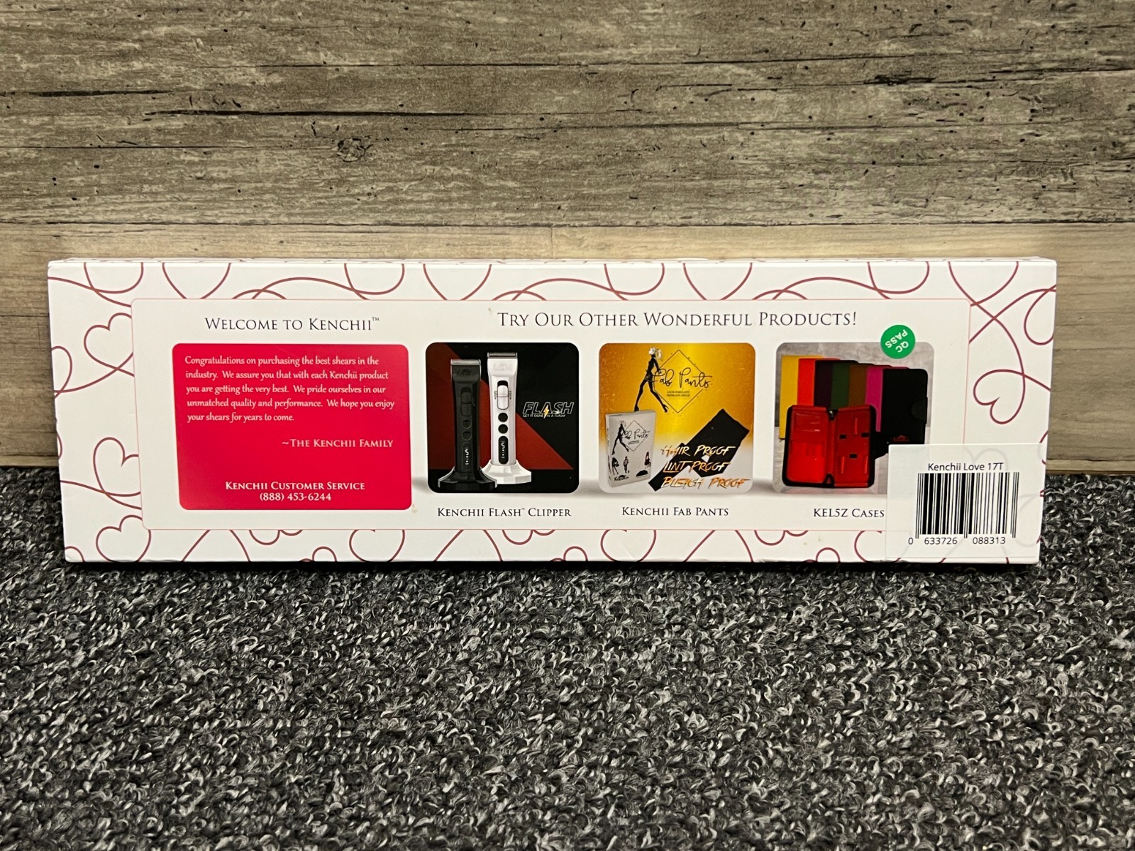 Kenchii Love Dog Grooming Scissors 17 Tooth Thinning Shears KELV17T - New!