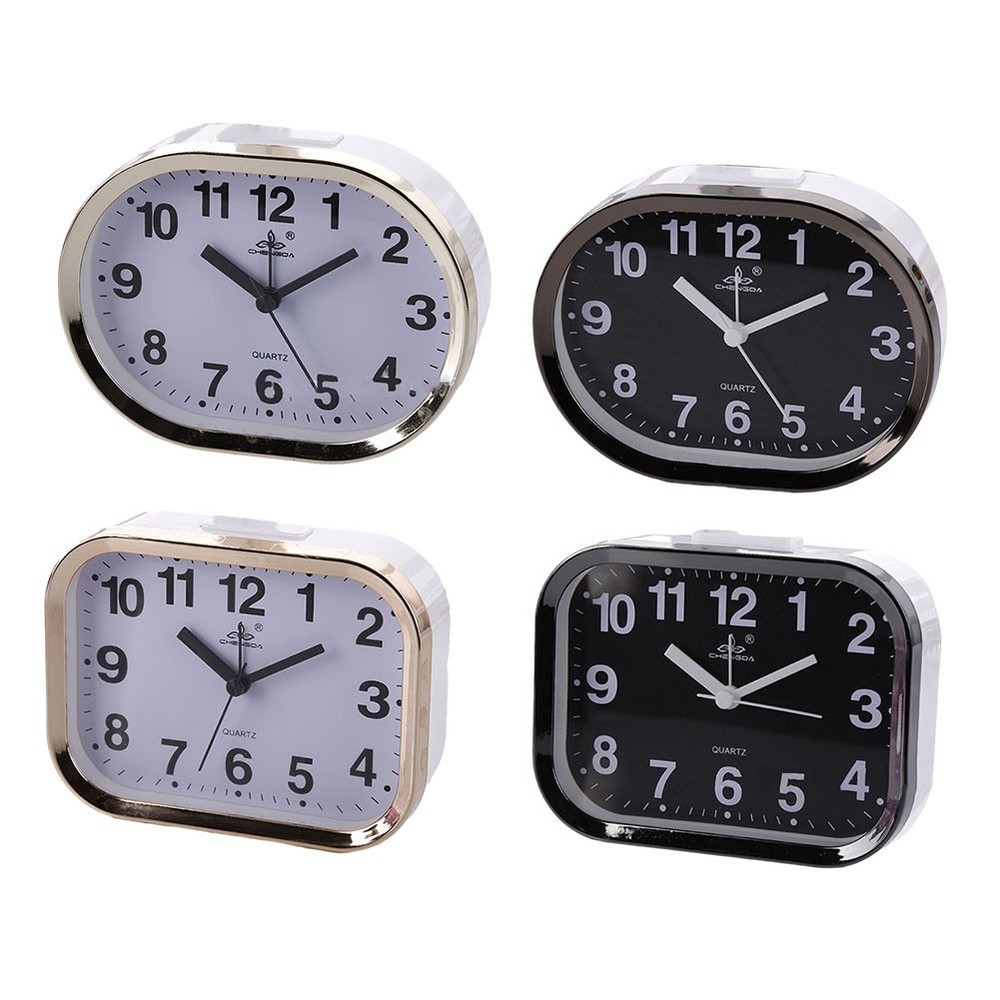 Convenient viewing bedside alarm clock for students square digital dial