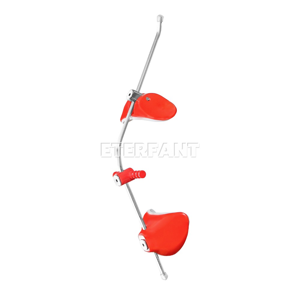 ETERFANT Dental Ortho Adjustable Forward Pull Face Headgear Single Bar Blue+Red