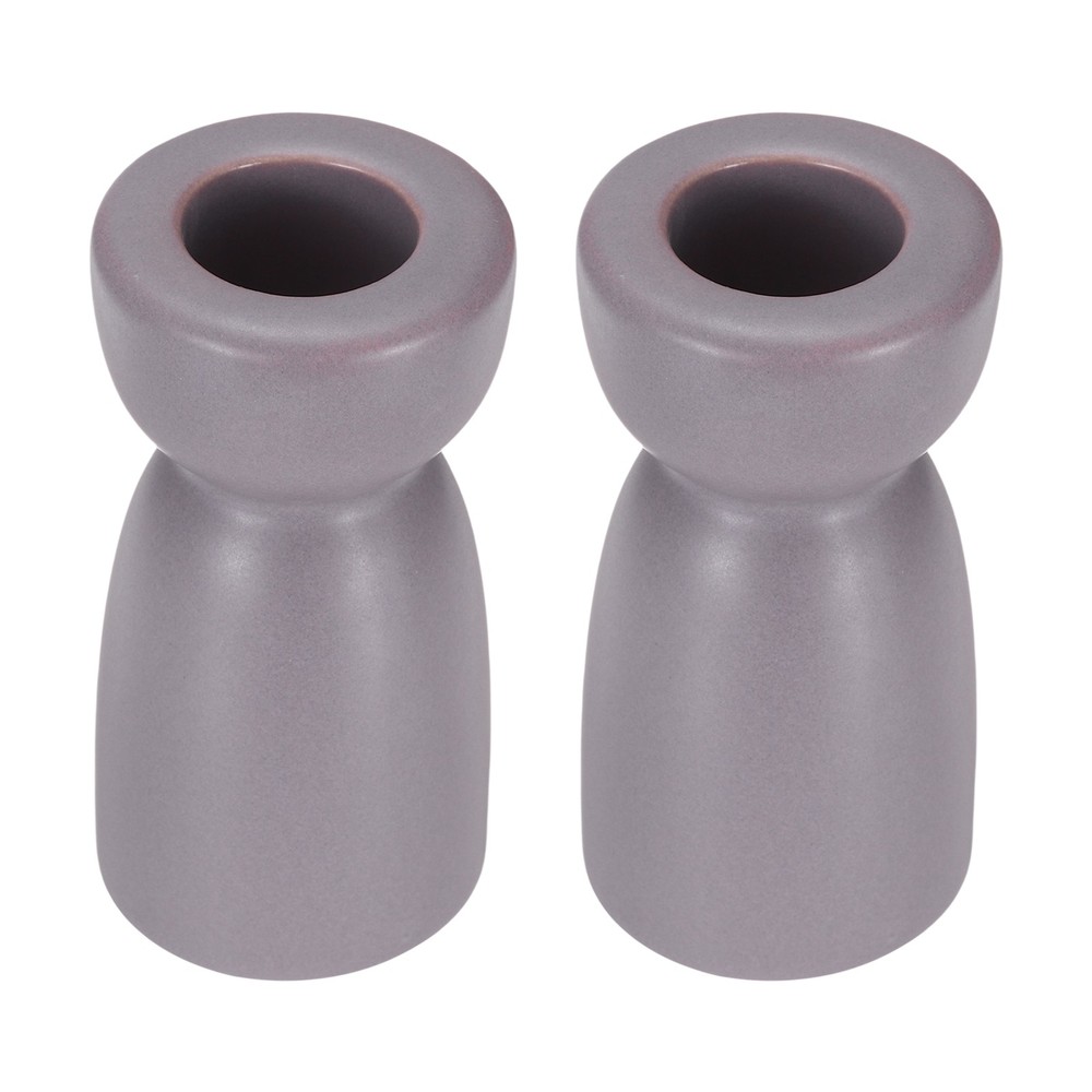 2 Pack Candlestick Holder Purple Candle Holder