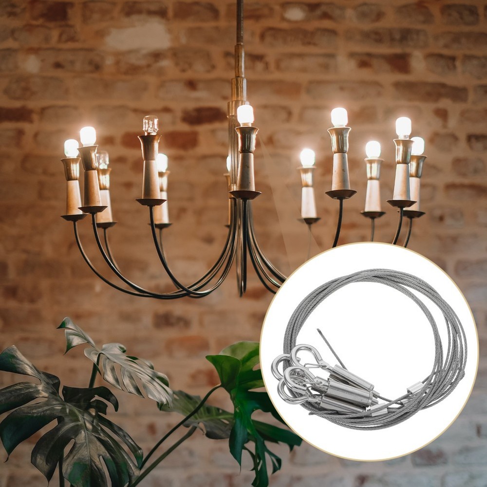 4 Pcs Picture Hanger Hook Gallery Hanging System Adjustable Wire