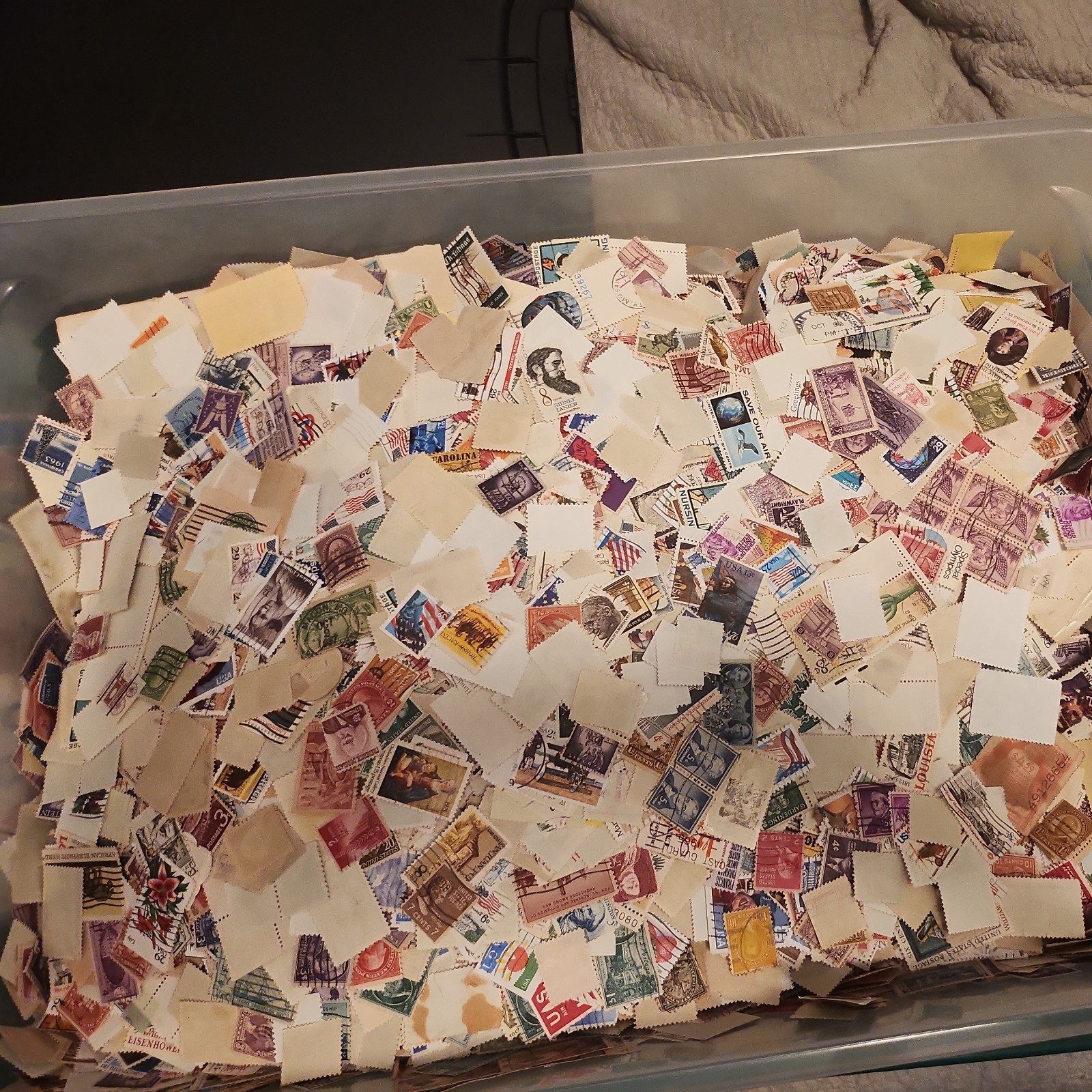 Huge Assortment Worldwide US/Foreign Stamps Used, Mint, Glassines, Covers, BOBs